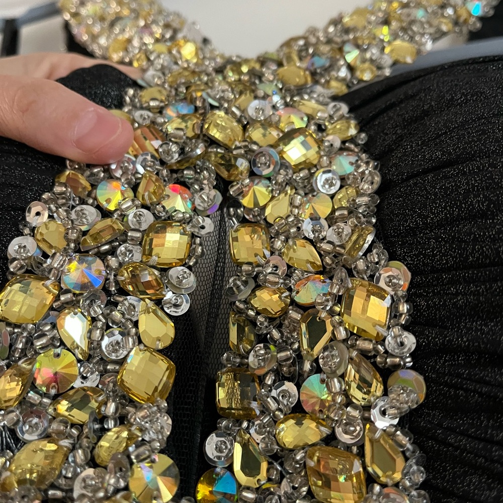 Sherri Hill Women's Mini Jeweled Strap Dress - Picture 5 of 6